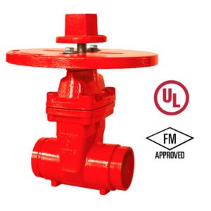 Gate Valve Non-Rising Grooved end 300Psig UL/FM