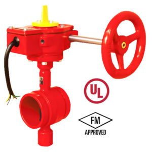 Butterfly Valve With Tamper Switch Grooved Type 300Psig UL/FM LIV-BFV-DI-DFM-006