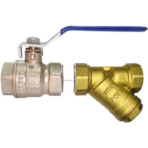 Forged Brass Ball Valve With Strainer